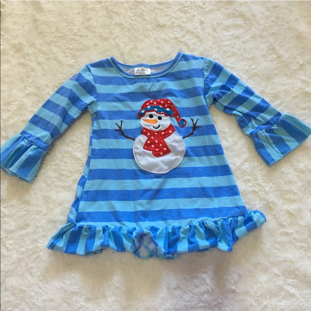 SOLD: Snowman Dress
